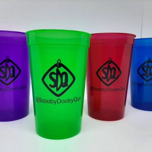 a photo showing the available colors of SDQ Sport Cups